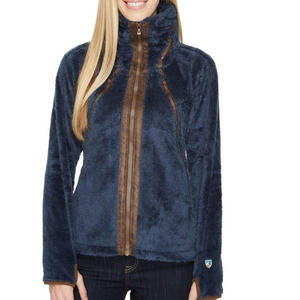 Kuhl Flight Jacket Sherpa Fleece Fold Away Hood